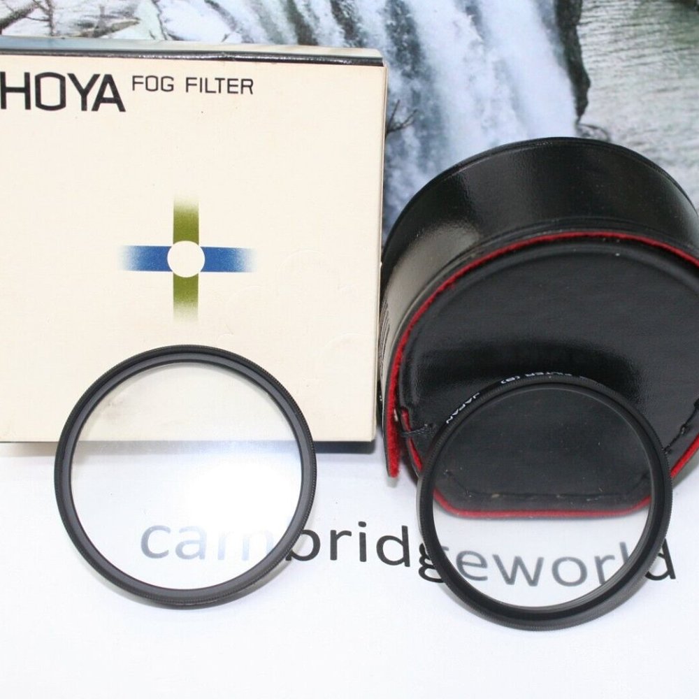 Vintage Camera Filters Fog A and B Hoya for 49mm